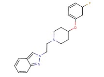 2-{2-[4-(3-fluorophenoxy)-1-piperidinyl]ethyl}-2H-indazole trifluoroacetate
