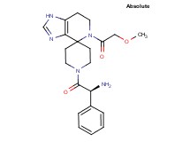 (1S)-2-[5-(methoxyacetyl)-1,5,6,7-tetrahydro-1'H-spiro[imidazo[4,5-c]pyridine-4,4'-piperidin]-1'-yl]-2-oxo-1-phenylethanamine