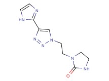 1-{2-[4-(1H-imidazol-2-yl)-1H-1,2,3-triazol-1-yl]ethyl}imidazolidin-2-one
