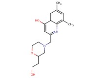 2-{[2-(2-hydroxyethyl)morpholin-4-yl]methyl}-6,8-dimethylquinolin-4-ol