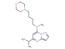 5-isopropyl-N-methyl-N-[4-(4-morpholinyl)butyl]pyrazolo[1,5-a]pyrimidin-7-amine
