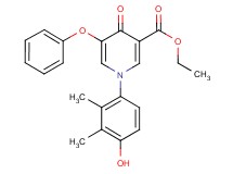 ethyl 1-(4-hydroxy-2,3-dimethylphenyl)-4-oxo-5-phenoxy-1,4-dihydropyridine-3-carboxylate