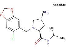 (2S,4R)-4-amino-1-[(6-chloro-1,3-benzodioxol-5-yl)methyl]-N-isopropylpyrrolidine-2-carboxamide