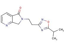 6-[2-(5-isopropyl-1,2,4-oxadiazol-3-yl)ethyl]-6,7-dihydro-5H-pyrrolo[3,4-b]pyridin-5-one
