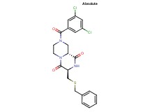 (3R,9aR)-3-[(benzylthio)methyl]-8-(3,5-dichlorobenzoyl)tetrahydro-2H-pyrazino[1,2-a]pyrazine-1,4(3H,6H)-dione