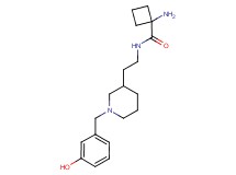 1-amino-N-{2-[1-(3-hydroxybenzyl)-3-piperidinyl]ethyl}cyclobutanecarboxamide dihydrochloride