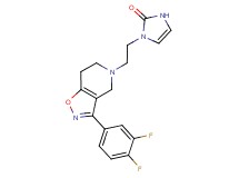 1-{2-[3-(3,4-difluorophenyl)-6,7-dihydroisoxazolo[4,5-c]pyridin-5(4H)-yl]ethyl}-1,3-dihydro-2H-imidazol-2-one