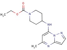 ethyl 4-[(5-methylpyrazolo[1,5-a]pyrimidin-7-yl)amino]piperidine-1-carboxylate
