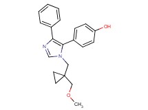 4-(1-{[1-(methoxymethyl)cyclopropyl]methyl}-4-phenyl-1H-imidazol-5-yl)phenol