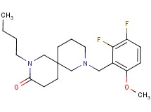 2-butyl-8-(2,3-difluoro-6-methoxybenzyl)-2,8-diazaspiro[5.5]undecan-3-one