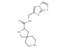 N-(imidazo[2,1-b][1,3]thiazol-6-ylmethyl)-2,8-diazaspiro[4.5]decane-3-carboxamide