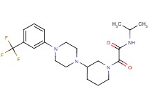 N-isopropyl-2-oxo-2-(3-{4-[3-(trifluoromethyl)phenyl]-1-piperazinyl}-1-piperidinyl)acetamide