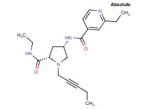 2-ethyl-N-{(3S,5S)-5-[(ethylamino)carbonyl]-1-pent-2-yn-1-ylpyrrolidin-3-yl}isonicotinamide