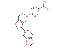 3-(1,3-benzodioxol-5-yl)-5-(6-isopropylpyridazin-3-yl)-4,5,6,7-tetrahydroisoxazolo[4,5-c]pyridine