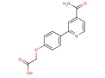 {4-[4-(aminocarbonyl)pyridin-2-yl]phenoxy}acetic acid