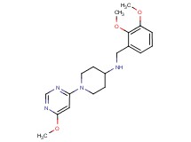 N-(2,3-dimethoxybenzyl)-1-(6-methoxypyrimidin-4-yl)piperidin-4-amine