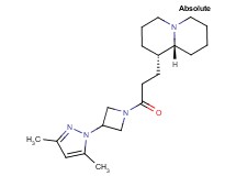(1S,9aR)-1-{3-[3-(3,5-dimethyl-1H-pyrazol-1-yl)-1-azetidinyl]-3-oxopropyl}octahydro-2H-quinolizine