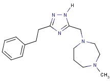 1-methyl-4-{[3-(2-phenylethyl)-1H-1,2,4-triazol-5-yl]methyl}-1,4-diazepane
