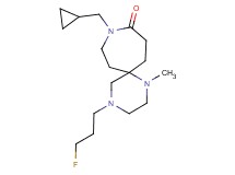 9-(cyclopropylmethyl)-4-(3-fluoropropyl)-1-methyl-1,4,9-triazaspiro[5.6]dodecan-10-one