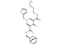 N-[(1R*,2S*,4R*)-bicyclo[2.2.1]hept-5-en-2-ylmethyl]-N'-butyl-1-(2-furylmethyl)-4-oxo-1,4-dihydro-3,5-pyridinedicarboxamide