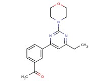 1-[3-(6-ethyl-2-morpholin-4-ylpyrimidin-4-yl)phenyl]ethanone