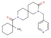 9-[(1-methylcyclohexyl)carbonyl]-2-(pyridin-4-ylmethyl)-2,9-diazaspiro[5.5]undecan-3-one