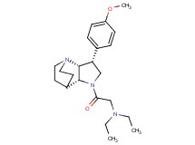 N,N-diethyl-2-[(3R*,3aR*,7aR*)-3-(4-methoxyphenyl)hexahydro-4,7-ethanopyrrolo[3,2-b]pyridin-1(2H)-yl]-2-oxoethanamine