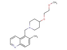 5-{[4-(2-methoxyethoxy)piperidin-1-yl]methyl}-6-methylquinoline