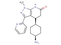 (4R)-4-(cis-4-aminocyclohexyl)-1-methyl-3-(2-pyridinyl)-1,4,5,7-tetrahydro-6H-pyrazolo[3,4-b]pyridin-6-one hydrochloride