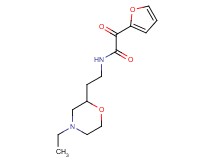 N-[2-(4-ethylmorpholin-2-yl)ethyl]-2-(2-furyl)-2-oxoacetamide