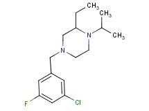 4-(3-chloro-5-fluorobenzyl)-2-ethyl-1-isopropylpiperazine