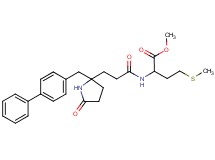 methyl N-{3-[2-(4-biphenylylmethyl)-5-oxo-2-pyrrolidinyl]propanoyl}methioninate