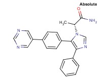 (2R)-2-[4-phenyl-5-(4-pyrimidin-5-ylphenyl)-1H-imidazol-1-yl]propanamide
