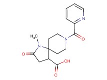 1-methyl-2-oxo-8-(pyridin-2-ylcarbonyl)-1,8-diazaspiro[4.5]decane-4-carboxylic acid