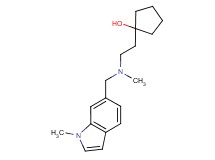 1-(2-{methyl[(1-methyl-1H-indol-6-yl)methyl]amino}ethyl)cyclopentanol