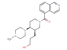 3-[(3R*,4S*)-1-(isoquinolin-5-ylcarbonyl)-4-(4-methylpiperazin-1-yl)piperidin-3-yl]propan-1-ol