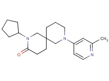 2-cyclopentyl-8-(2-methyl-4-pyridinyl)-2,8-diazaspiro[5.5]undecan-3-one