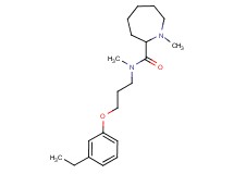 N-[3-(3-ethylphenoxy)propyl]-N,1-dimethyl-2-azepanecarboxamide