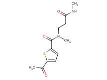 5-acetyl-N-methyl-N-[3-(methylamino)-3-oxopropyl]thiophene-2-carboxamide