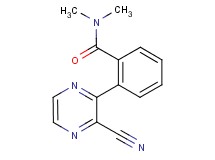 2-(3-cyanopyrazin-2-yl)-N,N-dimethylbenzamide
