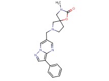 3-methyl-7-[(3-phenylpyrazolo[1,5-a]pyrimidin-6-yl)methyl]-1-oxa-3,7-diazaspiro[4.4]nonan-2-one