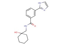 N-[(1-hydroxycyclohexyl)methyl]-3-(1H-imidazol-2-yl)benzamide