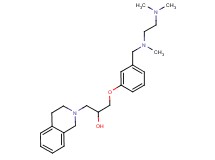 1-(3,4-dihydroisoquinolin-2(1H)-yl)-3-(3-{[[2-(dimethylamino)ethyl](methyl)amino]methyl}phenoxy)propan-2-ol