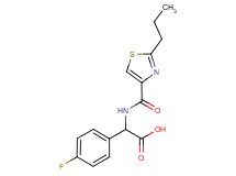 (4-fluorophenyl){[(2-propyl-1,3-thiazol-4-yl)carbonyl]amino}acetic acid