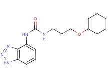 N-1H-1,2,3-benzotriazol-4-yl-N'-[3-(cyclohexyloxy)propyl]urea