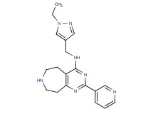 N-[(1-ethyl-1H-pyrazol-4-yl)methyl]-2-pyridin-3-yl-6,7,8,9-tetrahydro-5H-pyrimido[4,5-d]azepin-4-amine