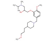 1-[isopropyl(methyl)amino]-3-(2-methoxy-5-{[4-(3-methoxypropyl)-1-piperidinyl]methyl}phenoxy)-2-propanol