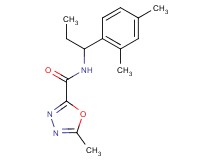 N-[1-(2,4-dimethylphenyl)propyl]-5-methyl-1,3,4-oxadiazole-2-carboxamide