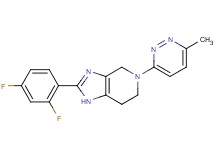 2-(2,4-difluorophenyl)-5-(6-methylpyridazin-3-yl)-4,5,6,7-tetrahydro-1H-imidazo[4,5-c]pyridine