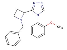 3-(1-benzylazetidin-2-yl)-4-(2-methoxyphenyl)-4H-1,2,4-triazole